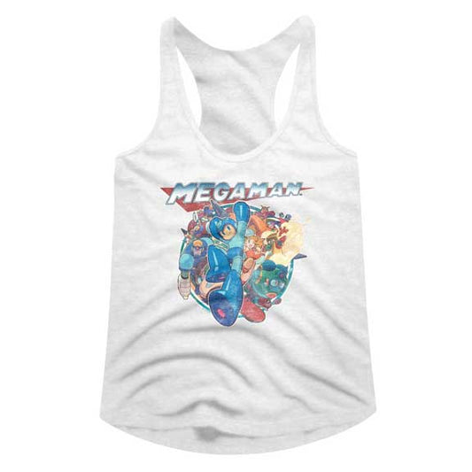 Mega Man Juniors Racerback Tank