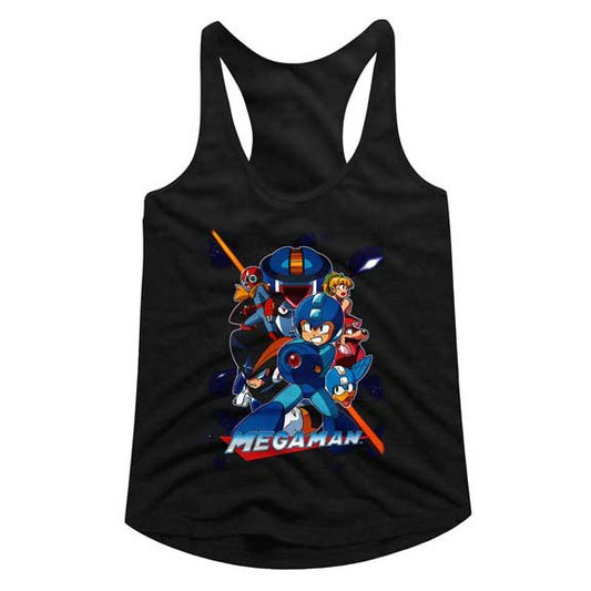 Mega Man Juniors Racerback Tank