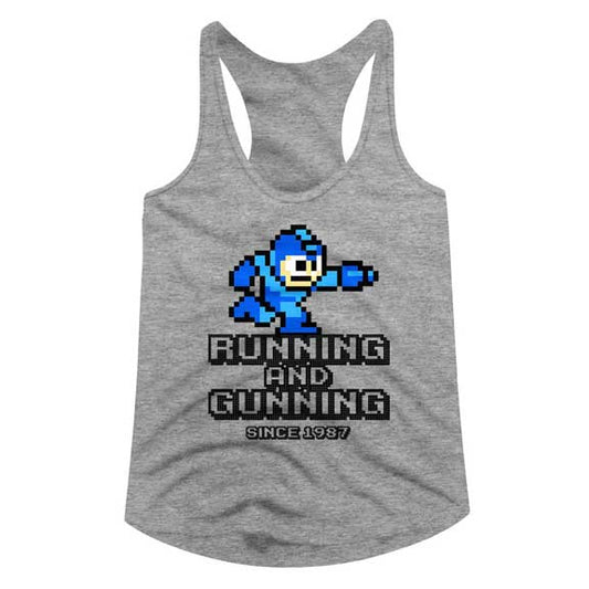 Mega Man Juniors Racerback Tank