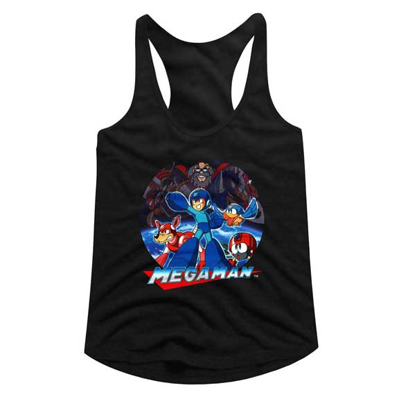 Mega Man Juniors Racerback Tank