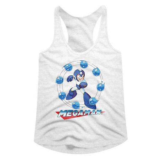 Mega Man Juniors Racerback Tank