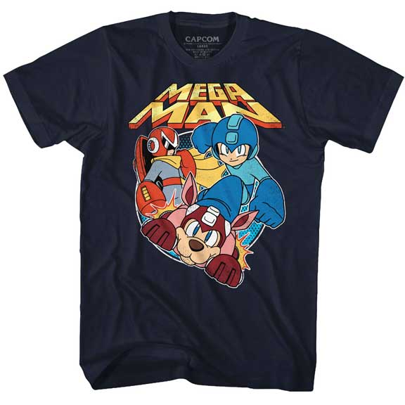 Capcom Mega Man Mens Lightweight T-Shirt