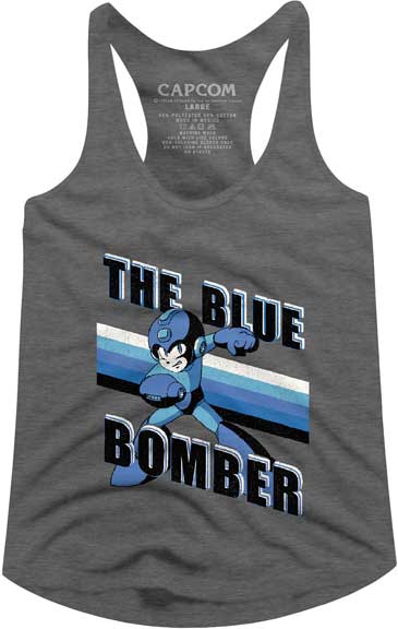 Mega Man Juniors Racerback Tank