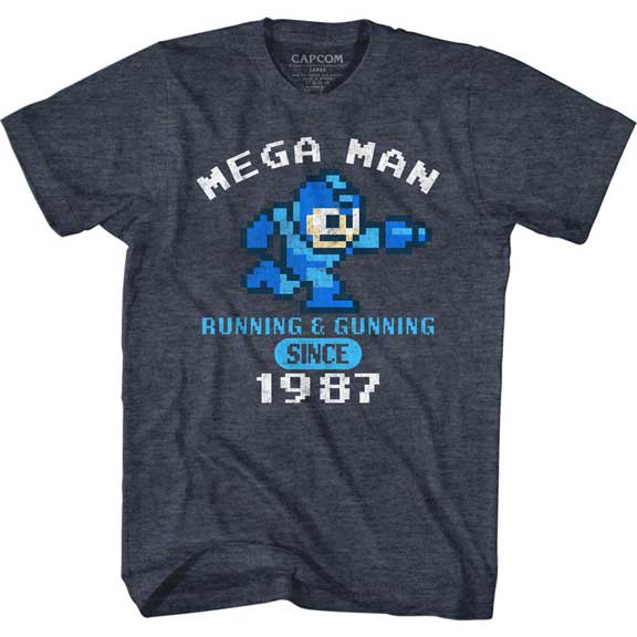 Capcom Mega Man Adult Lightweight T-Shirt