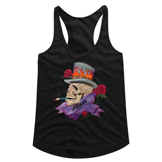 Poison Juniors Raw Edge Racerback Tank