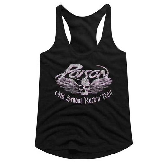 Poison Raw Edge Juniors Racerback Tank