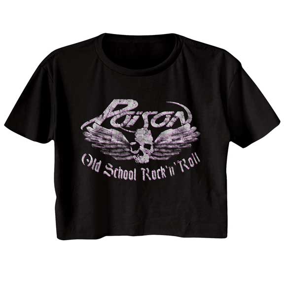 Poison Juniors Crop T-Shirt