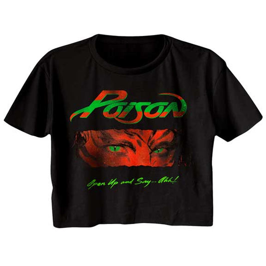 Poison Juniors Crop T-Shirt