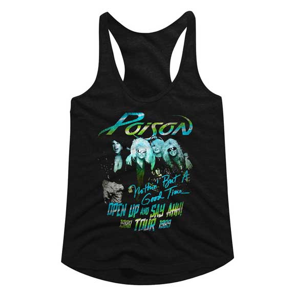 Poison Juniors Raw Edge Racerback Tank