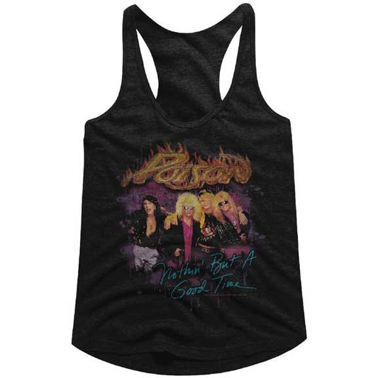 Poison Juniors Raw Edge Racerback Tank