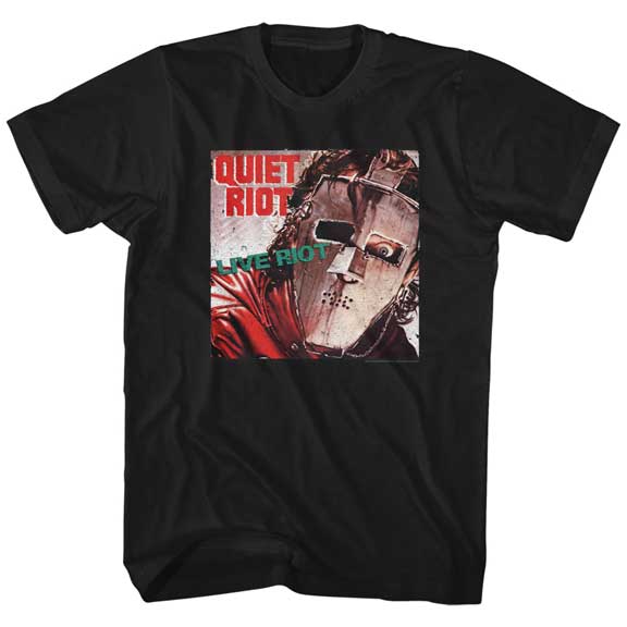 Quiet Riot Live Riot Mens Lightweight T-Shirt