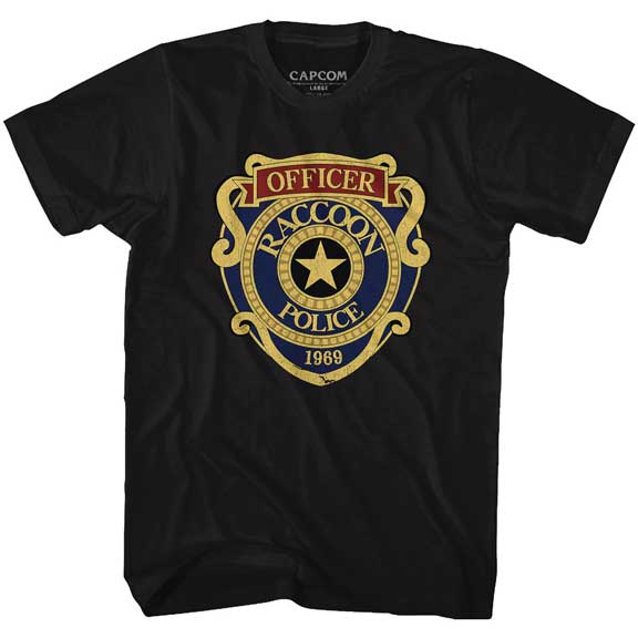 Capcom Resident Evil Badge Adult Lightweight T-Shirt