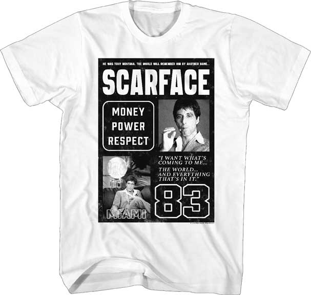 Scarface Adult Lightweight T-Shirt