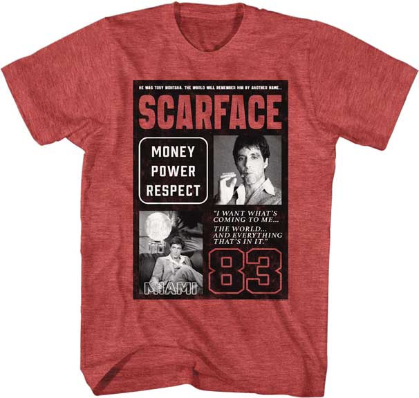 Scarface Adult Lightweight T-Shirt