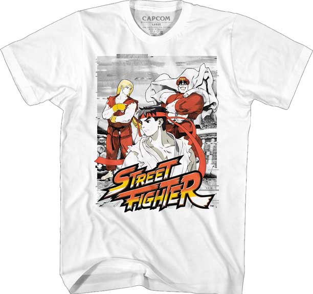 Capcom Street Fighter Adult Lightweight T-Shirt