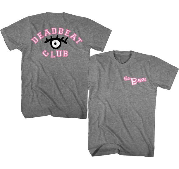 B52'S DEADBEAT CLUB ADULT LIGHTWEIGHT T-SHIRT