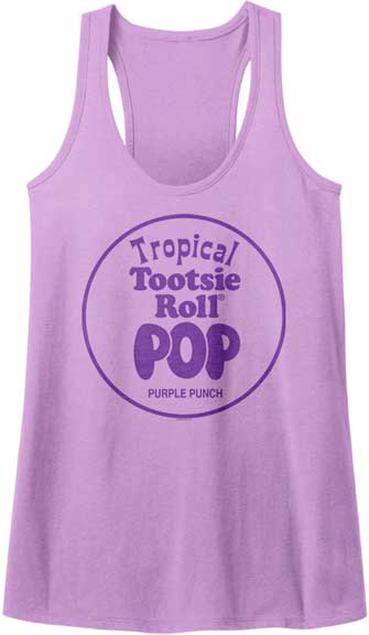 Tootsie Roll Juniors Racerback Tank