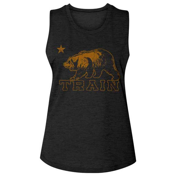 Train Juniors Slub Sleeveless Crew Neck T-Shirt