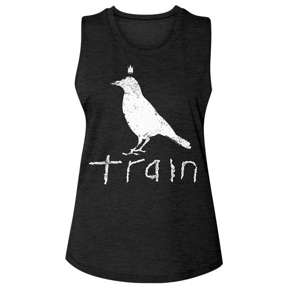 Train Juniors Slub Sleeveless Crew Neck T-Shirt