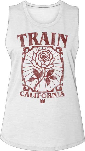 Train Juniors Slub Sleeveless T-Shirt