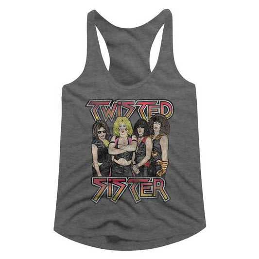 Twisted Sister Juniors Racerback Tank