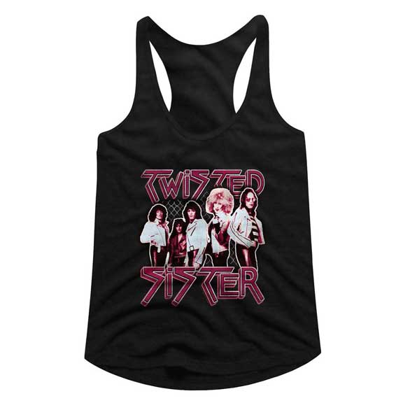 Twisted Sister Juniors Racerback Tank