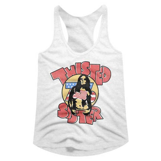 Twisted Sister Juniors Racerback Tank