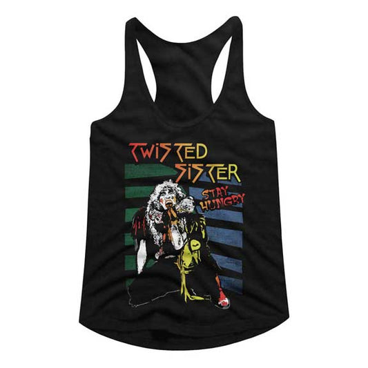 Twisted Sister Juniors Racerback Tank