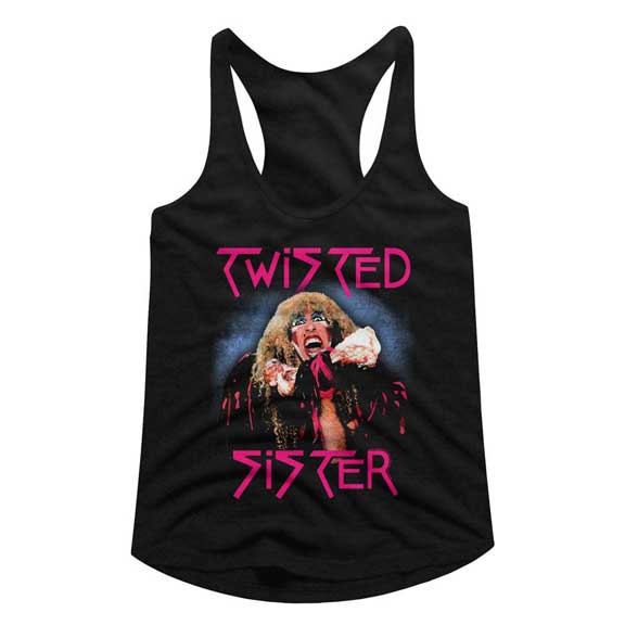 Twisted Sister Juniors Racerback Tank