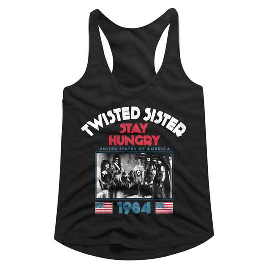 Twisted Sister Juniors Racerback Tank