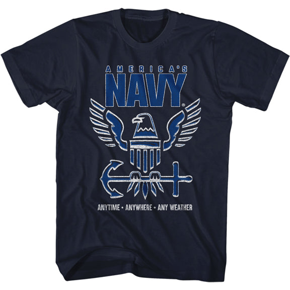 Navy Adult Lightweight T-Shirt