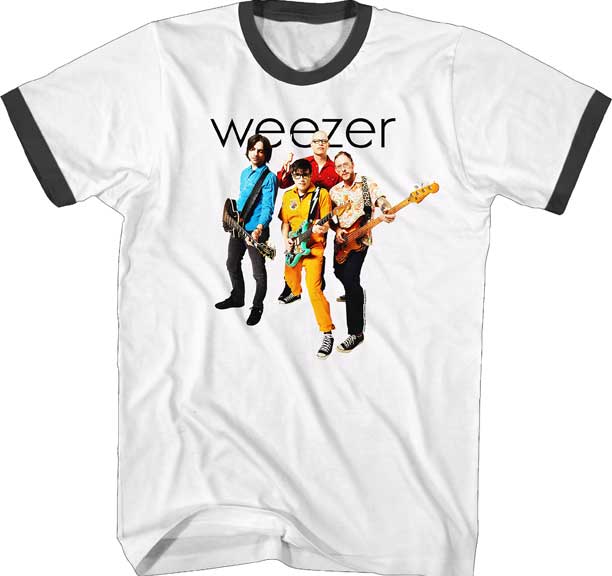 Weezer Adult Lightweight Ringer T-Shirt