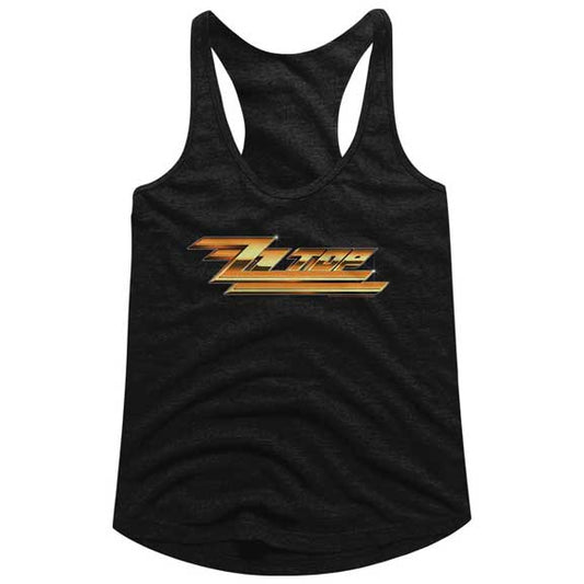 ZZ Top Juniors Raw Edge Racerback Tank