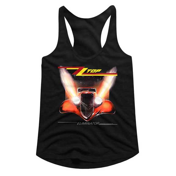 ZZ Top Juniors Raw Edge Racerback Tank