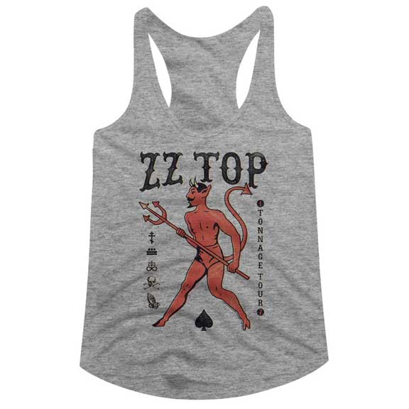 ZZ Top Juniors Racerback Tank